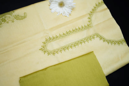 KAIRI- 'Whispers of Spring' – Soft Yellow Chikankari Co-ord Set