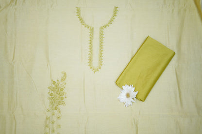 KAIRI- 'Whispers of Spring' – Soft Yellow Chikankari Co-ord Set